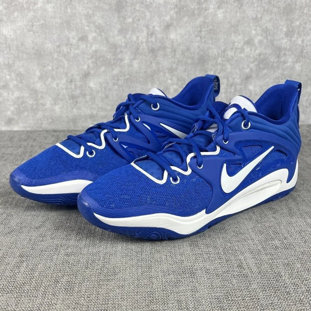 Nike KD15 TB Promo Basketball Shoes Royal Blue White DX6648-400 Men's Size 14 - Picture 7 of 10